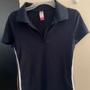 no boundaries blue polo